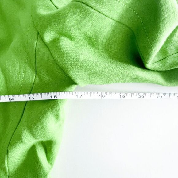 Mario Serrani Womens Jacket Button Down Wool Long Sleeve Green Size 6 - Picture 7 of 9